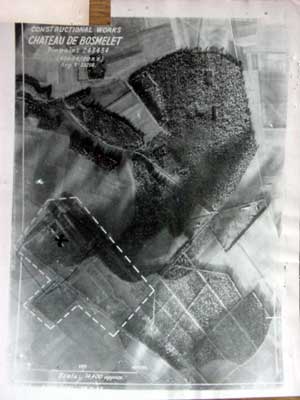 Chateau de Bosemelet Buzz Bomb Site, Near Rouen, France, 15 February 1944.