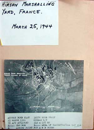 Hirson Marshalling Yards, France, 25 March 1944