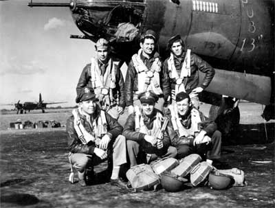 Crew of Capt. Roscoe R. Haller, Martin B-26 Marauder Pilot 