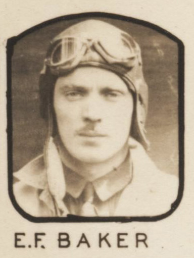 E.F. Baker, World War II, Airplane Machanic