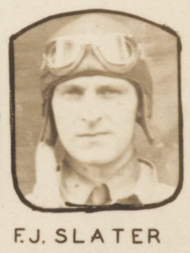 F.J. Slater, World War II, Airplane Machanic