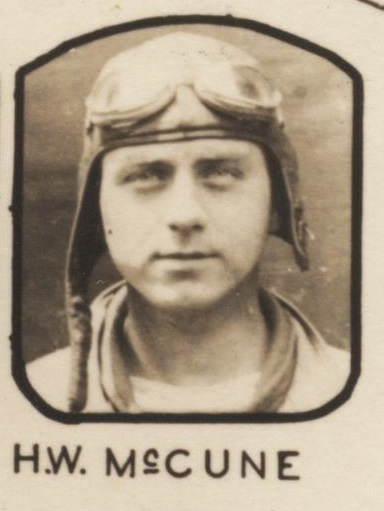H.W. McCune, World War II, Airplane Machanic
