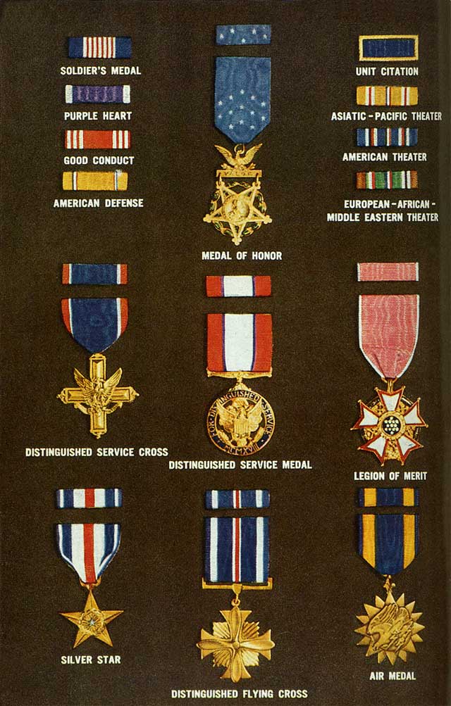 United States Air Force World War II Metals