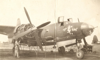 Martin B-26 Marauder Bomber Going Hunting 1951 Photo Korean War 