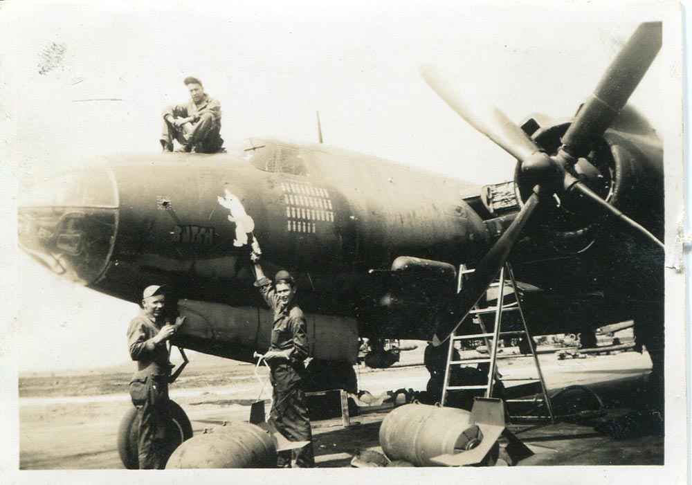 "Butch", 41-31743, 386th Bomb Group, 554th Bomb Squadron