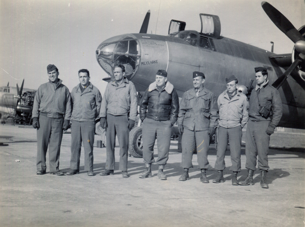 B-26G-5-MA model, identified as serial number 43-34216. This specific B-26, coded X2-A, belonged to the 397th Bombardment Group and the 596th Bombardment Squadron, entering combat in September 1944